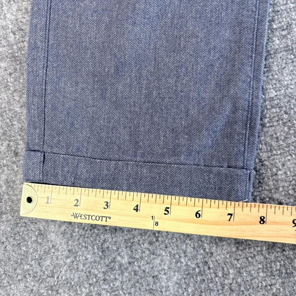 Banana Republic Kentfield Pant Mens 32x32 Mid Blue Cotton Straight Leg Trousers